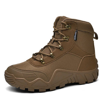 Άντρες Combat Desert Army Boots Αδιάβροχες μπότες πεζοπορίας Tactical Hunting Boots Ανδρικές μπότες αναρρίχησης Trekking Μπότες πλατφόρμας