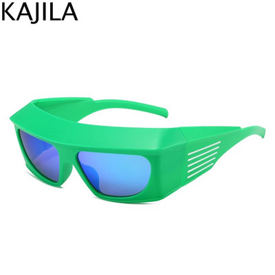 Ochelari de soare supradimensionați Steampunk Y2K pentru sport, femei, bărbați, punk, ochelari de soare pentru femei, 2023, ochelari de design dreptunghi, UV400