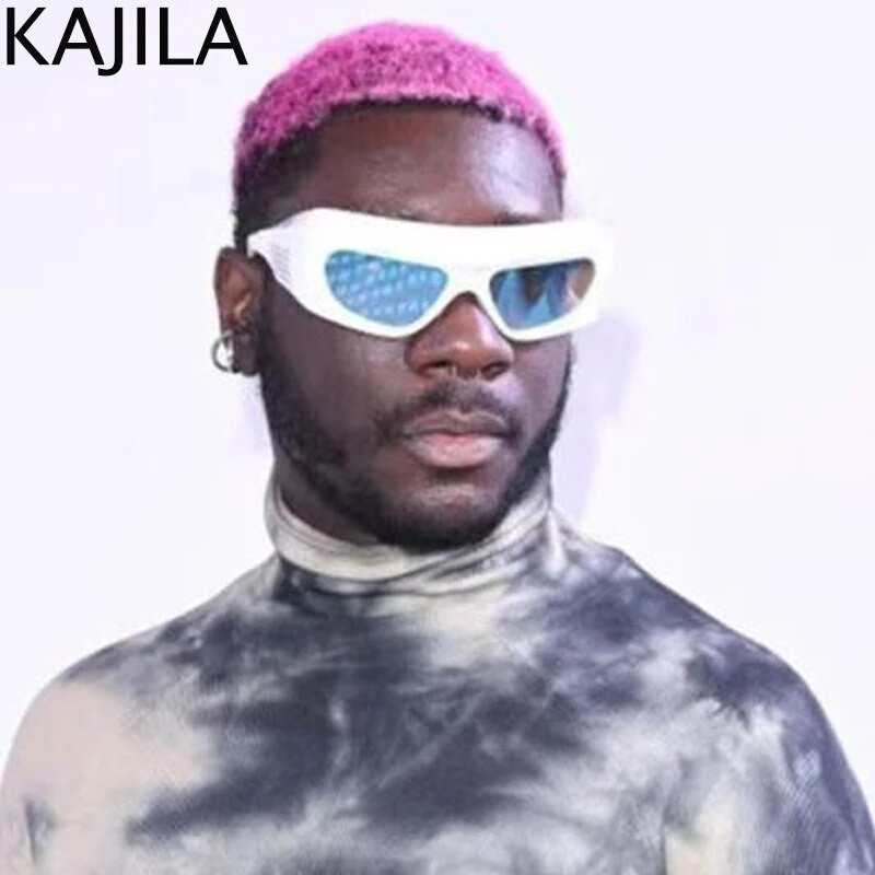 Prevelike Steampunk Y2K sportske sunčane naočale Žene Muškarci Punk sunčane naočale Žene 2023 Brand Designer Pravokutne naočale UV400