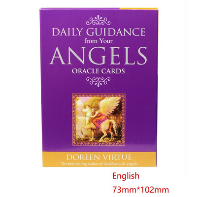 2022. aasta kuum müük Täielik Doreen Virtue Angel Therapy Oracle Cards Peomängud Oracle Cards Algajatele PDF-juhend