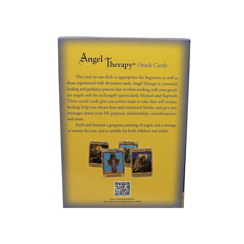 2022. aasta kuum müük Täielik Doreen Virtue Angel Therapy Oracle Cards Peomängud Oracle Cards Algajatele PDF-juhend
