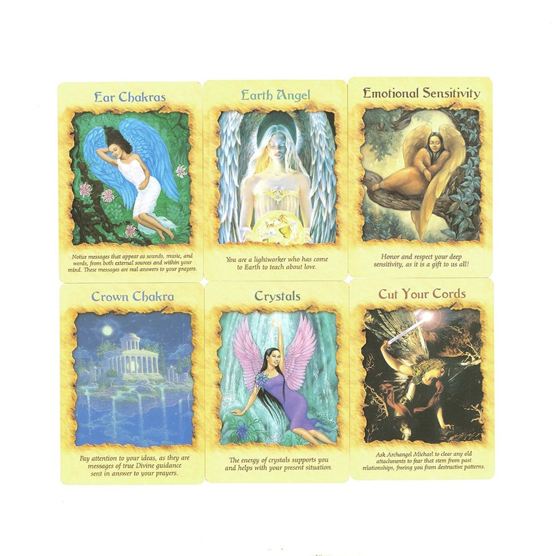 2022. aasta kuum müük Täielik Doreen Virtue Angel Therapy Oracle Cards Peomängud Oracle Cards Algajatele PDF-juhend