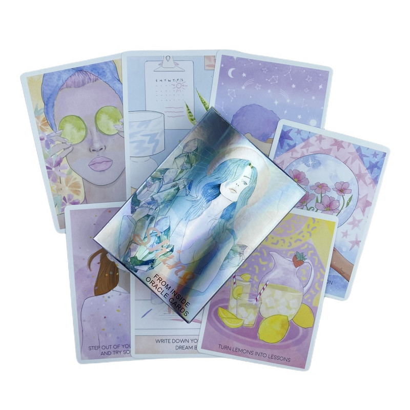 Spirit & Shadows Oracle Cards Zīlēšanas klājs English Vision Edition Tarot galda spēle ballītei