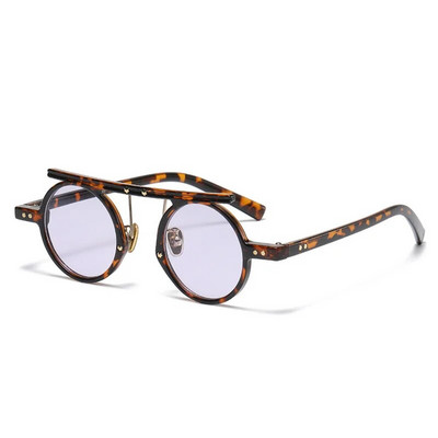 Vintage apaļas saulesbrilles sievietēm vīriešiem zīmols dizainers modes gradienta saulesbrilles sievietēm vīriešiem retro punk hiphopa Gafas De Sol