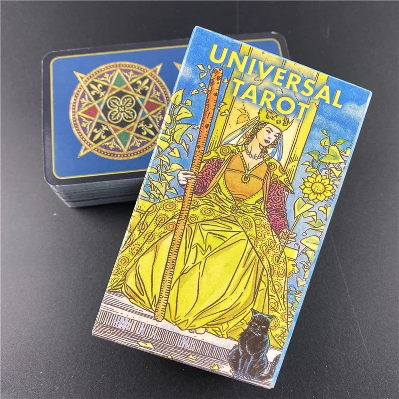 Universālās jātnieka Taro kārtis zīlēšanai personīgai lietošanai Taro klāja pilna angļu versija Galda spēles Oracle