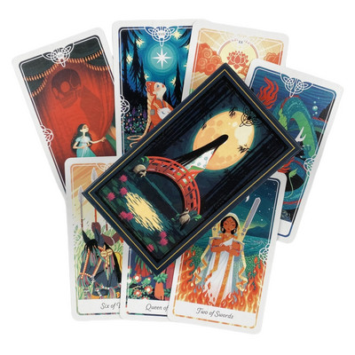 Tarot of the Divine donosi tradicionalne karte Špil za proricanje Engleske verzije Izdanje Oracle Board Igranje stolnih igara za zabavu