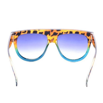Големи квадратни слънчеви очила с плосък връх Дамски градиент 2019 Летен стил Класически дамски слънчеви очила Дамски големи квадратни очила UV400