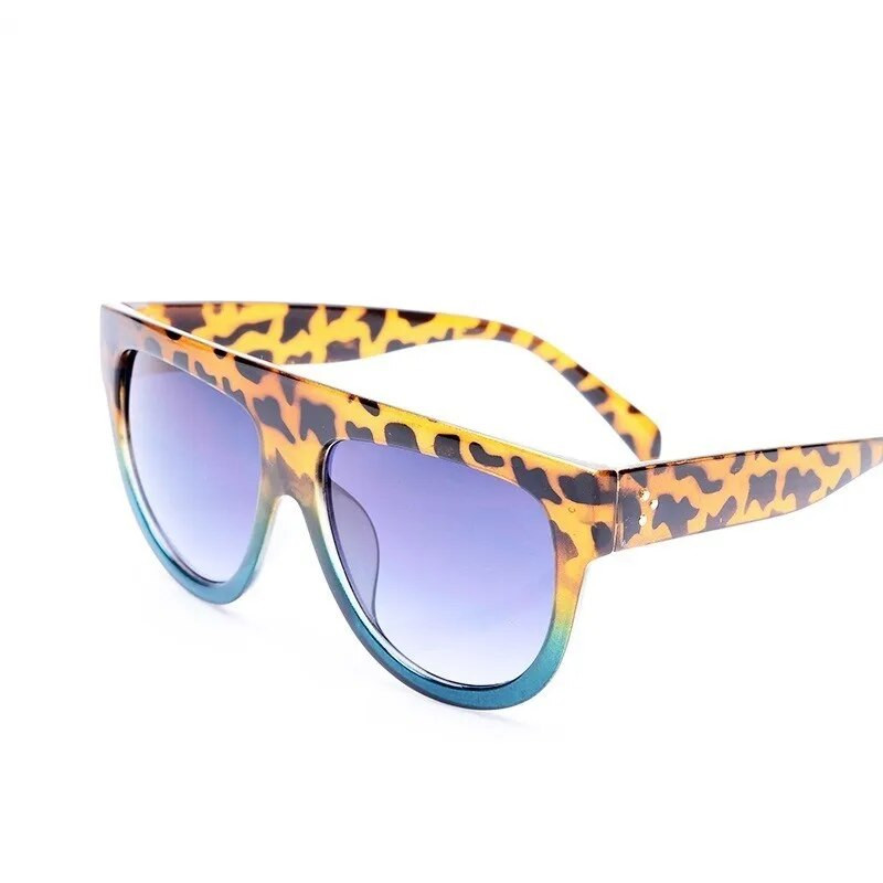 Prevelike četvrtaste sunčane naočale ravnog vrha Ženski gradijent Ljetni stil 2019. Klasične ženske sunčane naočale Ženske velike četvrtaste naočale UV400