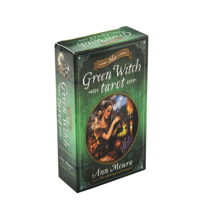 Tarot Mucha karte Svjetlovidci Tarot karte za žene Djevojke Društvena igra Tarot Oracle Party Astrologija Karta Zelena vještica