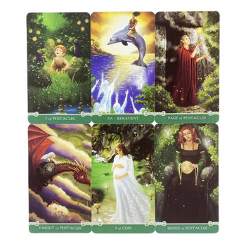 Universal Celtic Tarot Cards A 78 Deck Oracle English Visions Divination Edition Borad Παίζοντας Παιχνίδια