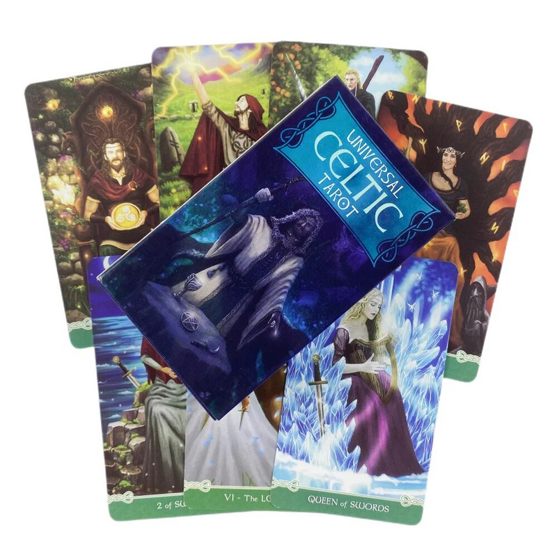 Univerzalne keltske tarot karte A 78 špila Oracle English Visions Divination Edition Borad Igranje igara