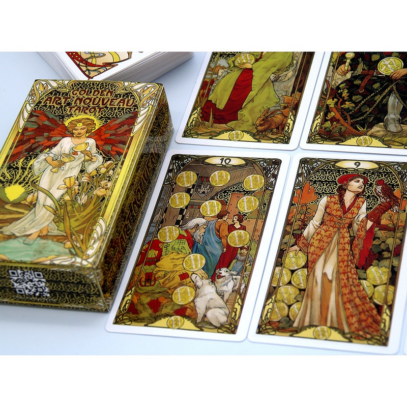 Tarot Oracle Cards Angļu versija Galda spēles Klājs Raganu feja E-ceļvedis Noslēpumainā zīlēšana Spēļu kārtis