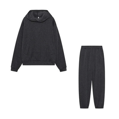 Trend 2023 Moda ocazională îngroșat cu mâneci lungi pantaloni pulover costum din două piese
