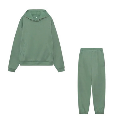 Trend 2023 Moda ocazională îngroșat cu mâneci lungi pantaloni pulover costum din două piese
