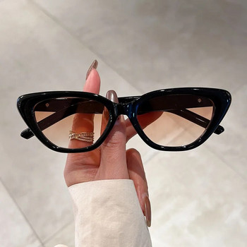 GM LUMIAS Винтидж слънчеви очила с котешко око Дамска мода 2023 Нови в ретро градиентни нюанси Очила Ins Популярна марка UV400 Слънчеви очила