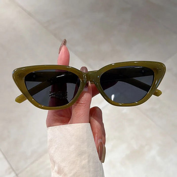 GM LUMIAS Винтидж слънчеви очила с котешко око Дамска мода 2023 Нови в ретро градиентни нюанси Очила Ins Популярна марка UV400 Слънчеви очила