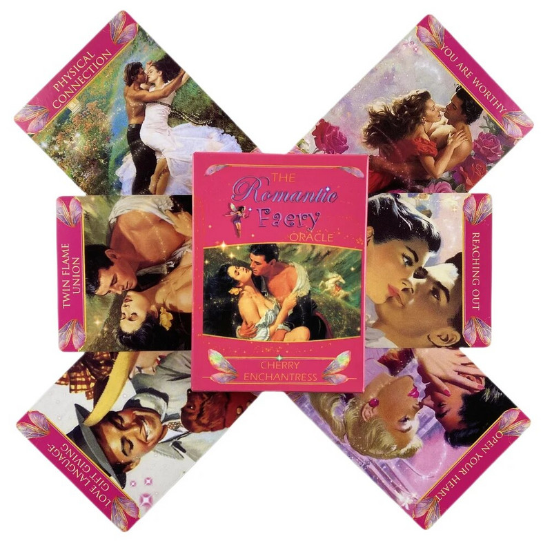 The Romantic Faery Oracle Cards A 54 Tarot English Visions Divination Edition Deck Borad Παίζοντας παιχνίδια