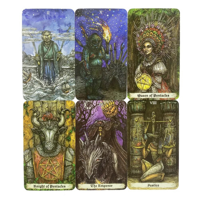 The Myth Legend Taro kaardid 78 tekiga Oracle English Visiions Divination Edition Borad Mängumängud