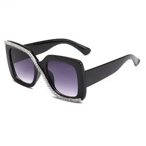 ins nove ženske sunčane naočale s dijamantima velike četvrtaste dijamantne naočale modne ulične sunčane naočale ženske luksuzne