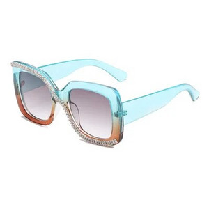 ins nove ženske sunčane naočale s dijamantima velike četvrtaste dijamantne naočale modne ulične sunčane naočale ženske luksuzne