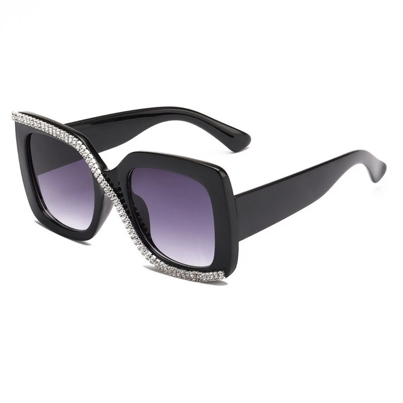 ins nove ženske sunčane naočale s dijamantima velike četvrtaste dijamantne naočale modne ulične sunčane naočale ženske luksuzne