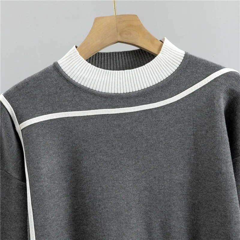 2023. gada rudens ziema, 2 dab. komplekts, trikotāžas džemperi ar garām piedurknēm, džemperis, gadījuma raksturs, modes sieviešu topi un bikses, kostīmi pavasarim