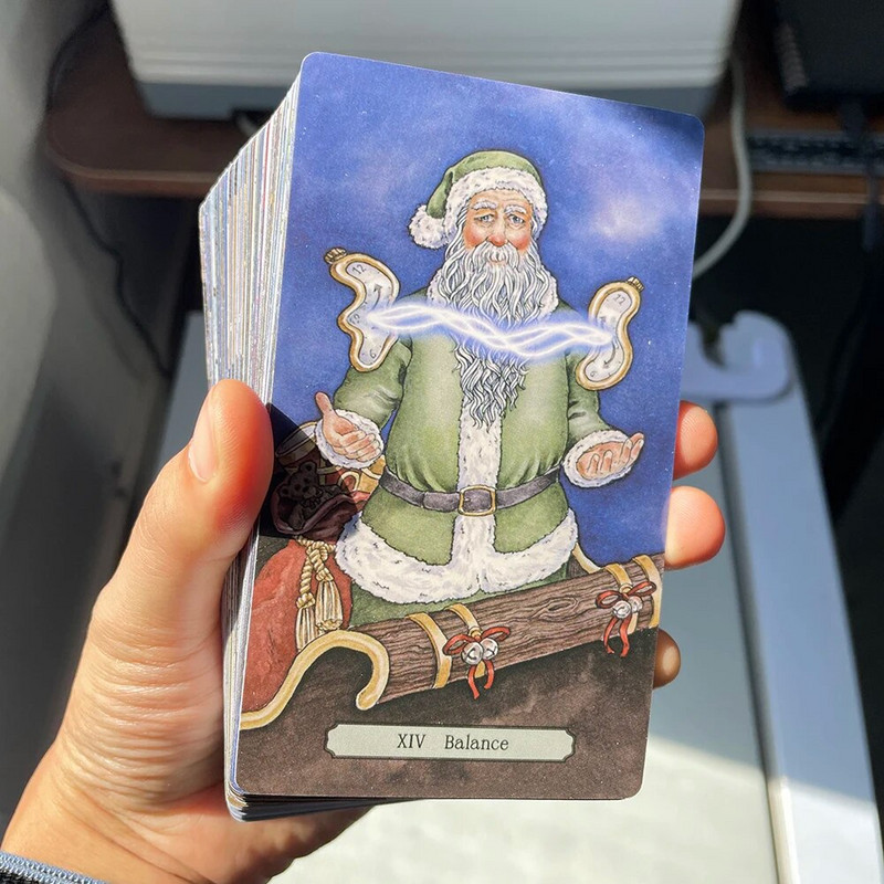 Jõulutarokaardid ingliskeelne versioon Ennustustekk 12x7cm Taro