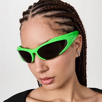 XJiea Y2k γυαλιά ηλίου για γυναίκες Vintage Punk ανδρικά γυαλιά ηλίου ρετρό οβάλ φακοί καθρέφτη Γυαλιά ποδηλασίας εξωτερικού χώρου UV400