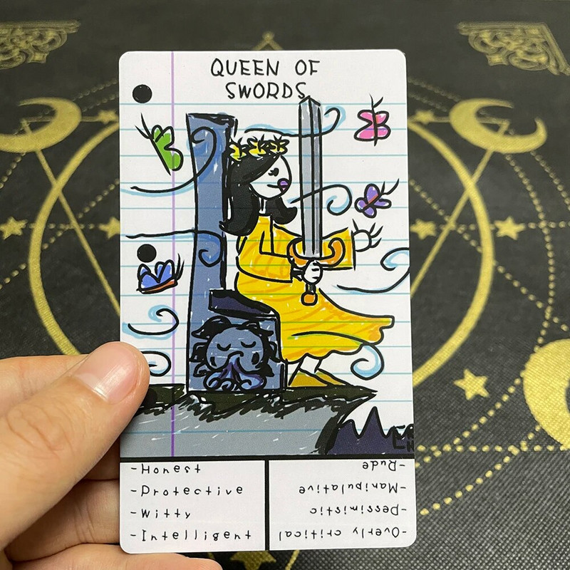 Tarot 12x7cm kartaška igra Oracle engleska verzija Proricanje s runama Psihološki čvrsti špil Taro