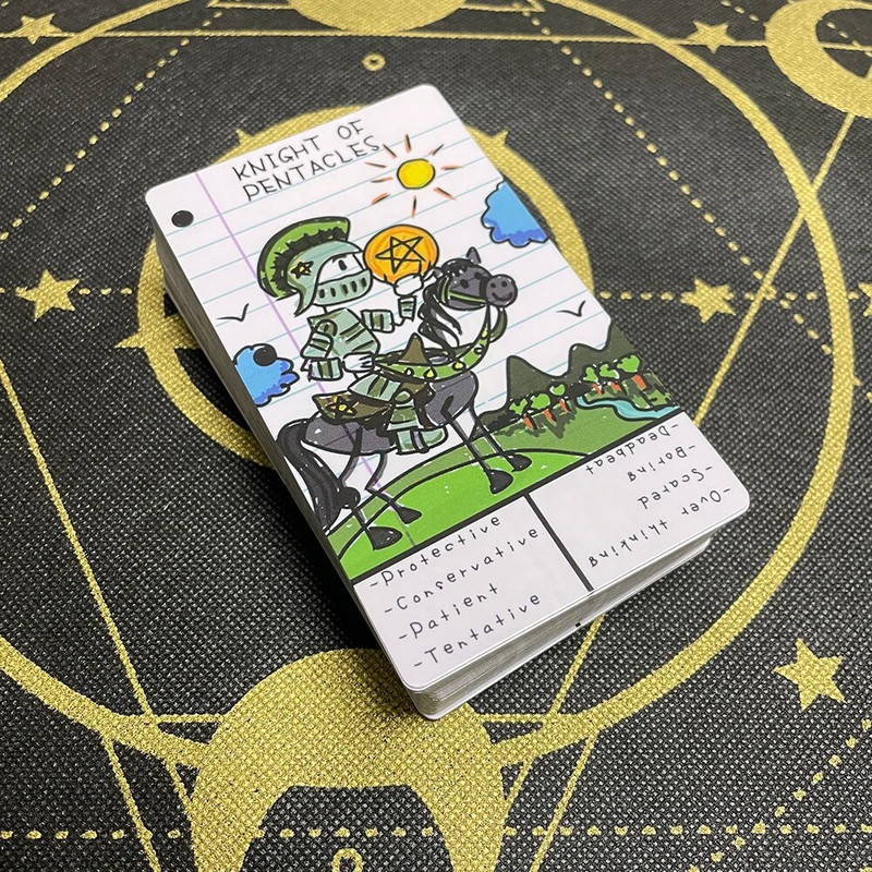 Tarot 12x7cm kartaška igra Oracle engleska verzija Proricanje s runama Psihološki čvrsti špil Taro