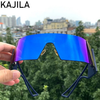 Γυναικεία ορθογώνια γυαλιά ηλίου χωρίς στέλεχος 2023 Πολυτελής επωνυμία Vintage αντιανεμικά γυαλιά ηλίου για άνδρες Γυναικεία γυαλιά ηλίου αποχρώσεις Gafas De Sol