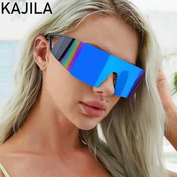 Правоъгълни слънчеви очила без рамки Дамски 2023 Луксозна марка Ретро ветроустойчиви слънчеви очила за мъже Дамски слънчеви очила Gafas De Sol