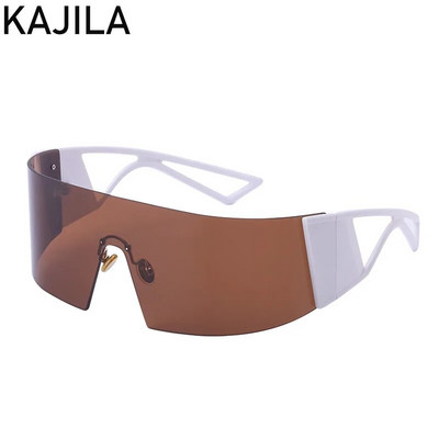 Taisnstūra saulesbrilles bez malām sievietēm 2023. gada luksusa zīmola Vintage vēja necaurlaidīgas saulesbrilles vīriešiem Sieviešu saulesbriļļu žalūzijas Gafas De Sol