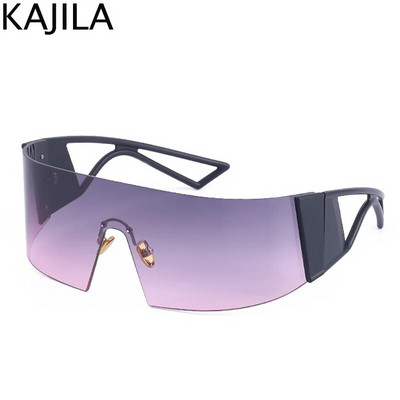 Taisnstūra saulesbrilles bez malām sievietēm 2023. gada luksusa zīmola Vintage vēja necaurlaidīgas saulesbrilles vīriešiem Sieviešu saulesbriļļu žalūzijas Gafas De Sol