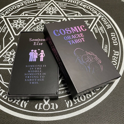 12x7 Love Cosmic Oracle Deck Tarot English Version Family Prophecy in Box Divination Cards for Lover