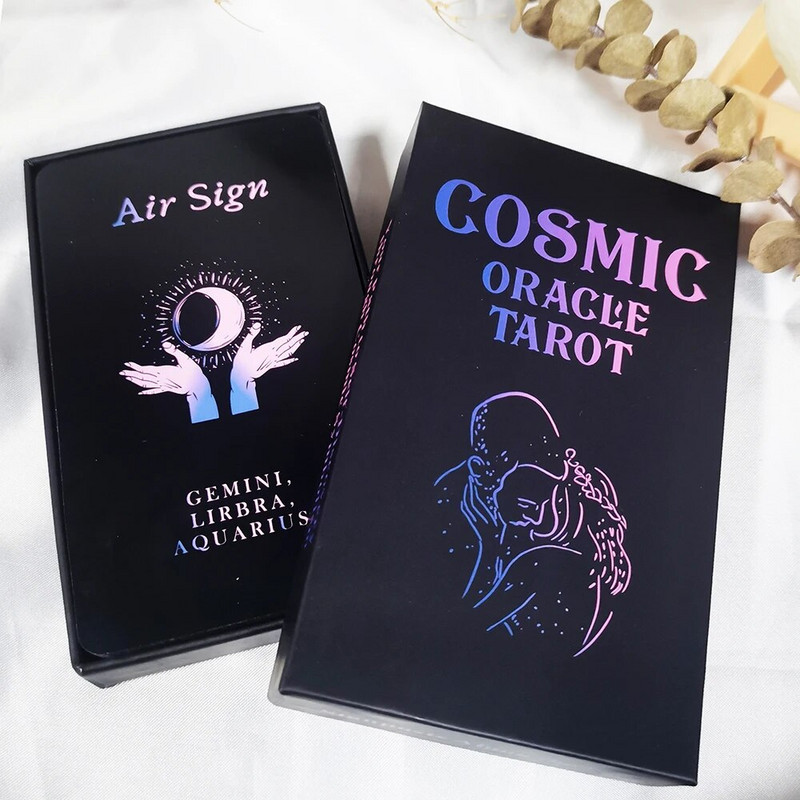 12x7 Love Cosmic Oracle Deck Tarot English Version Family Prophecy in Box Divination Cards for Lover