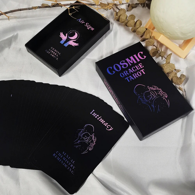 12x7 Love Cosmic Oracle Deck Tarot English Version Family Prophecy in Box Divination Cards for Lover