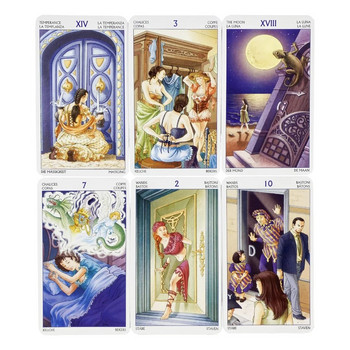 Tarot Of The 78 Doors A Deck Oracle English Visions Divination Edition Borad Παίζοντας παιχνίδια