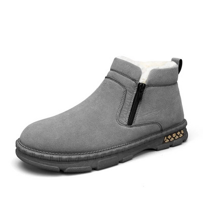 Noua protecție împotriva căldurii în aer liber de toamnă și iarnă Pantofi de bumbac cu vârf mediu înalt Cizme de modă cu cizme de zăpadă de pluș