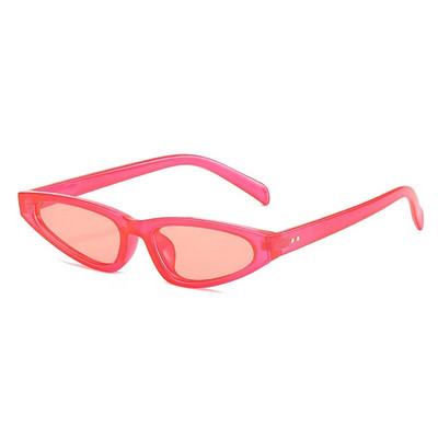 SO&EI Fashion Y2K Cat Eye Candy Color Γυναικεία γυαλιά ηλίου ρετρό πριτσίνια Διακόσμηση Ανδρικά Trending Μωβ γυαλιά ηλίου Αποχρώσεις UV400