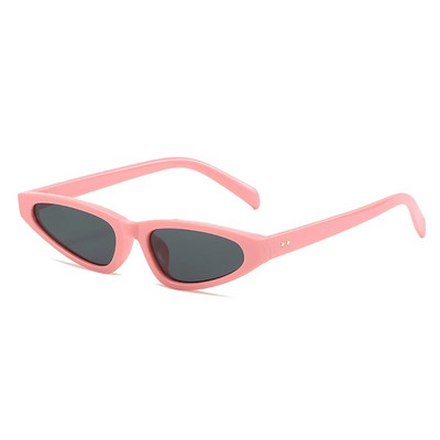 SO&EI Fashion Y2K Cat Eye Candy Color Γυναικεία γυαλιά ηλίου ρετρό πριτσίνια Διακόσμηση Ανδρικά Trending Μωβ γυαλιά ηλίου Αποχρώσεις UV400