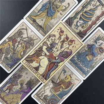 Marchetti Card Tarot Oracle Card Entertainment Fate Divination Επιτραπέζιο παιχνίδι και Επιλογές Tarot Heaven Earth