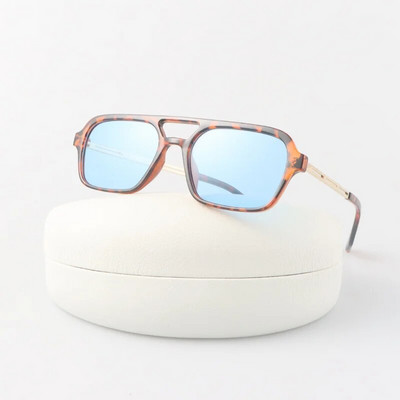 Vintage kvadrātveida saulesbrilles Sieviete Zīmols Dizaineris Toņi Saulesbrilles Sieviešu Luksus Mode Retro konfektes Krāsas Oculos De Sol