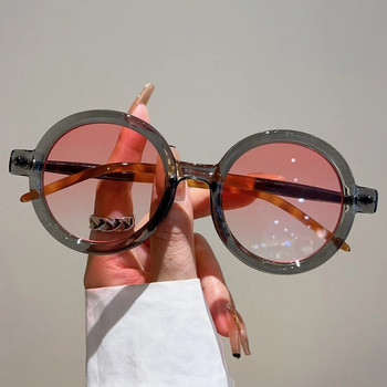 GM LUMIAS Ρετρό Στρογγυλά Γυαλιά ηλίου Ανδρικά Μόδα Vintage Candy Χρώμα ντεγκραντέ Γυαλιά Γυαλιά Μοντέρνα δημοφιλή επώνυμα γυαλιά ηλίου