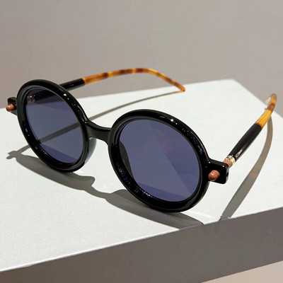 GM LUMIAS Retro okrugle sunčane naočale Muške modne vintage bombone boje s gradijentnim sjenilima Naočale Ins Trendy popularne marke sunčane naočale