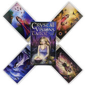 Crystal Visions Tarot karte A 79 špila Oracle English Divination Edition Borad Igranje igara