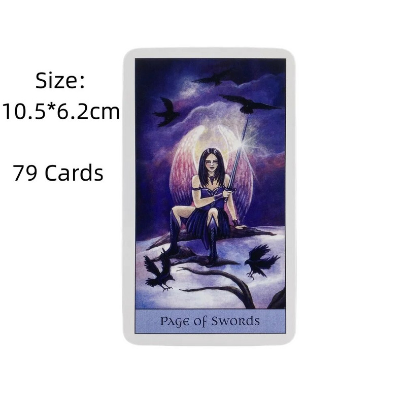 Crystal Visions Tarot karte A 79 špila Oracle English Divination Edition Borad Igranje igara
