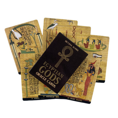 Egiptuse jumalate oraaklikaardid Taro ennustamispakk Inglise visiooni väljaande lauamäng peoks