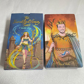 260g Tarot 12x7cm visokokvalitetni Oracle Špil Engleska verzija Društvena igra Sturdy Cards Prophecy