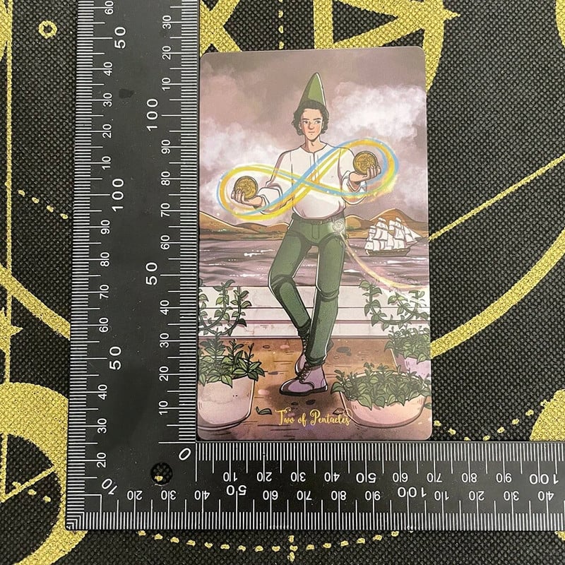 260g Tarot 12x7cm visokokvalitetni Oracle Špil Engleska verzija Društvena igra Sturdy Cards Prophecy